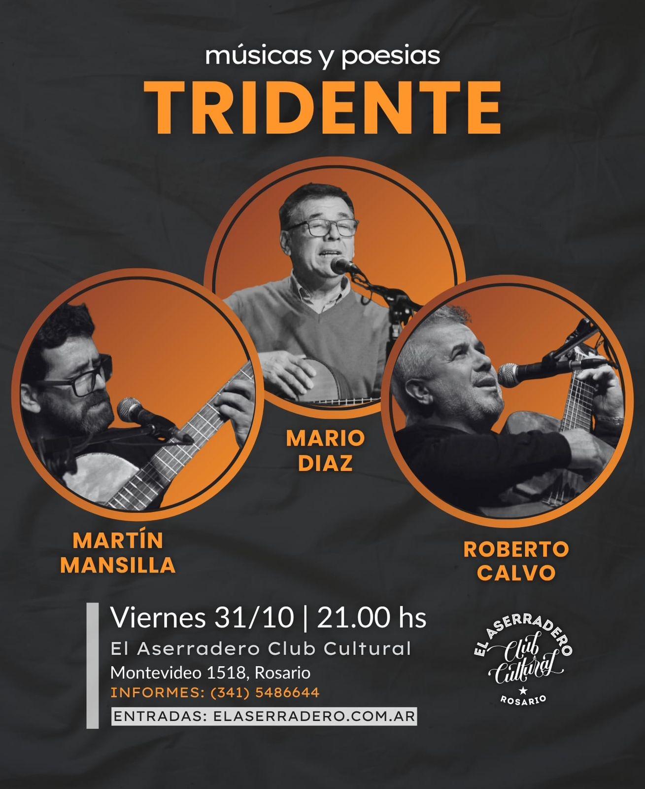 Tridente: Martín Mansilla-Mario Díaz- Roberto Calvo