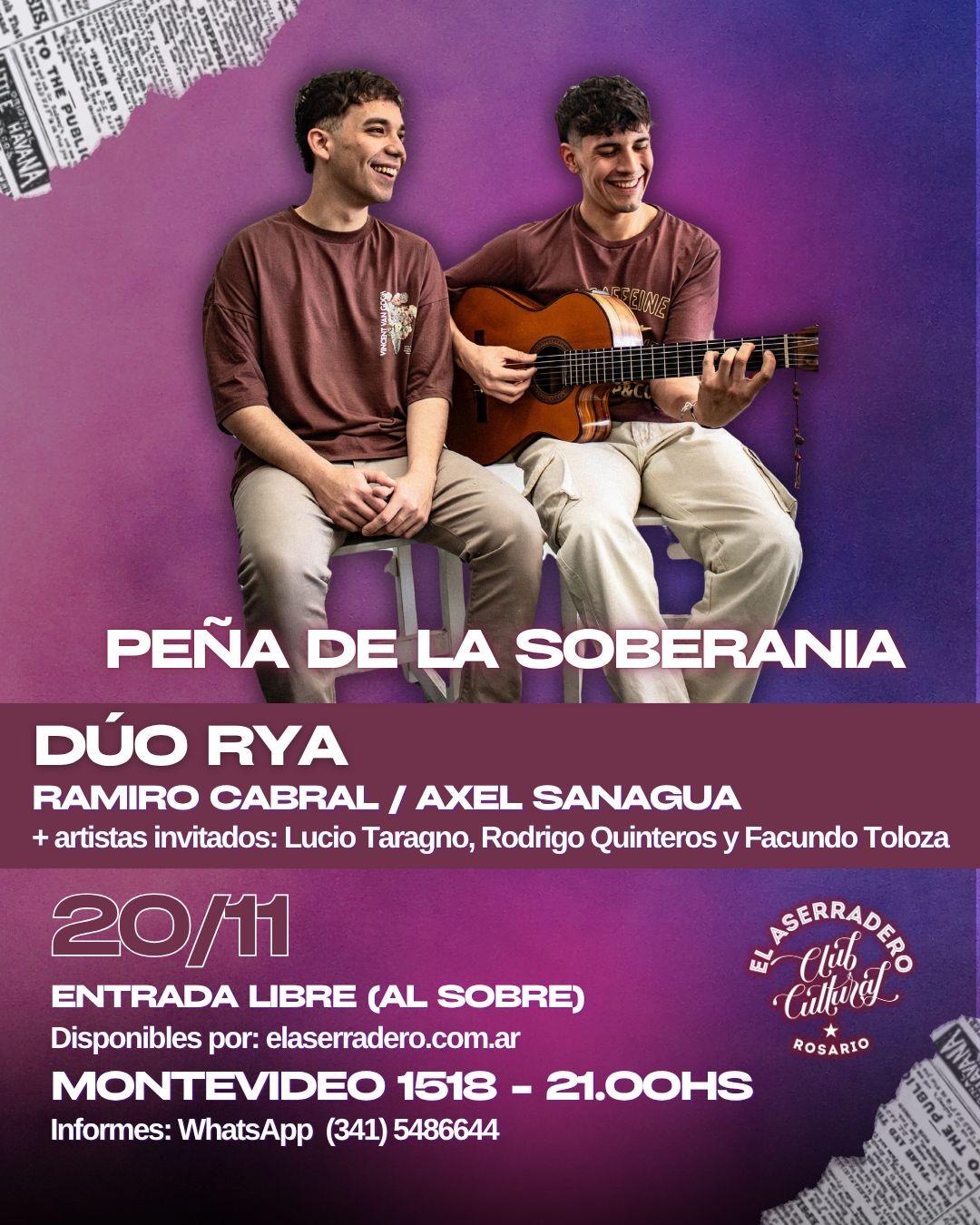 Peña Folklórica con el duo RYA